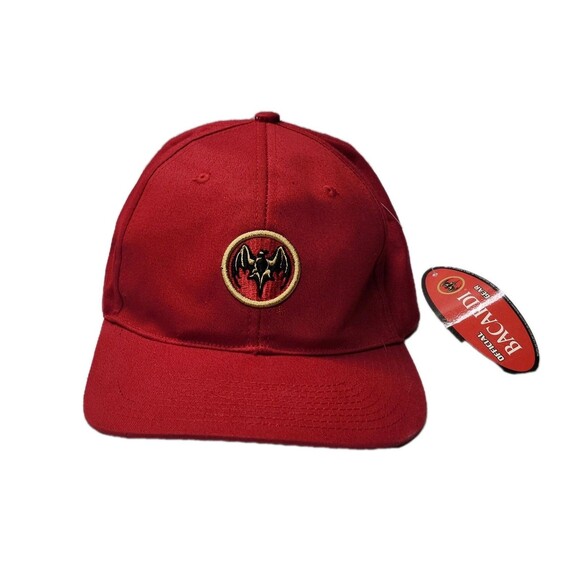 BACARDI Men's Baseball Cap Embroidered Bat Logo Fitted Size XL NEW NWT - Picture 1 of 11